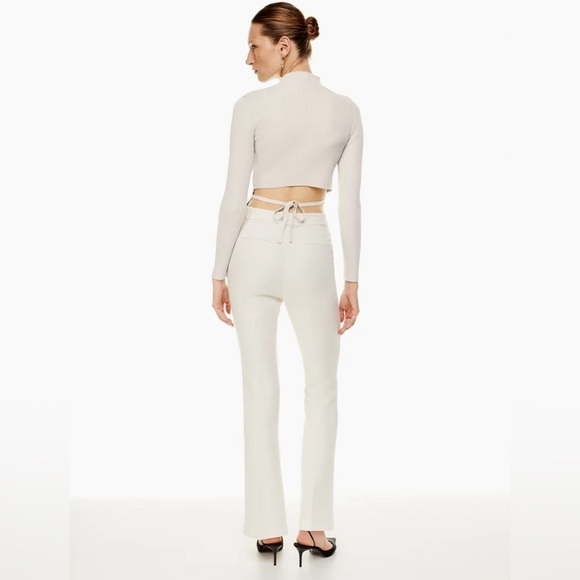 Aritzia Sweaters - Aritzia Babaton Sculpt Knit Tie-Back Longsleeve